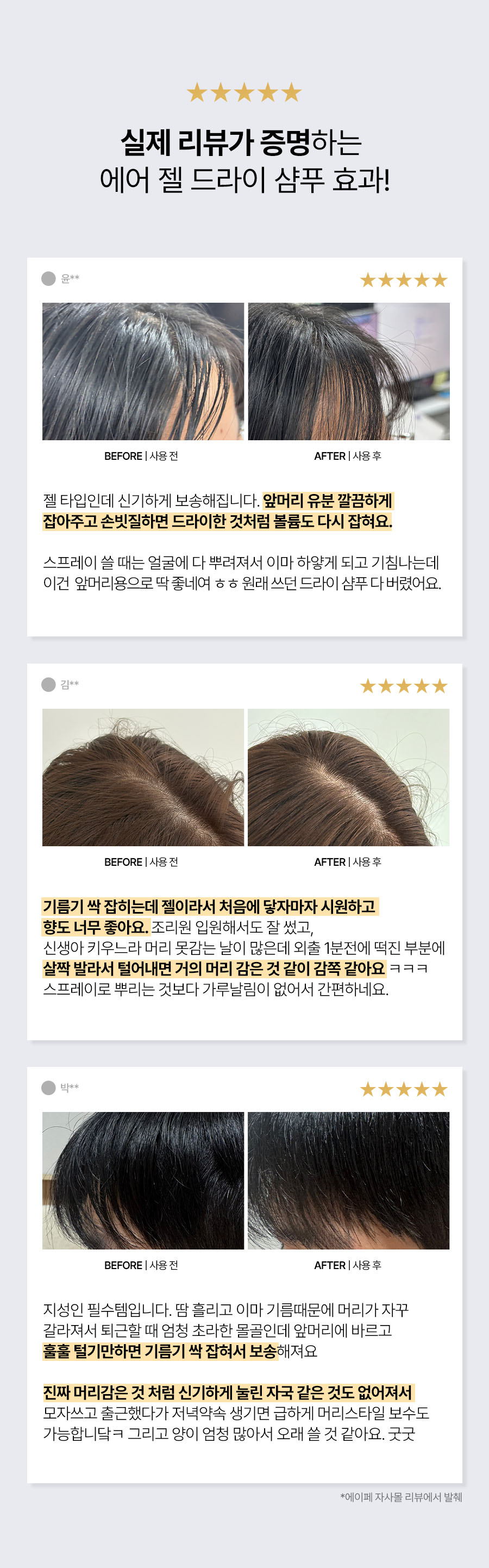 EPAIS Air Gel Dry Shampoo - description 6