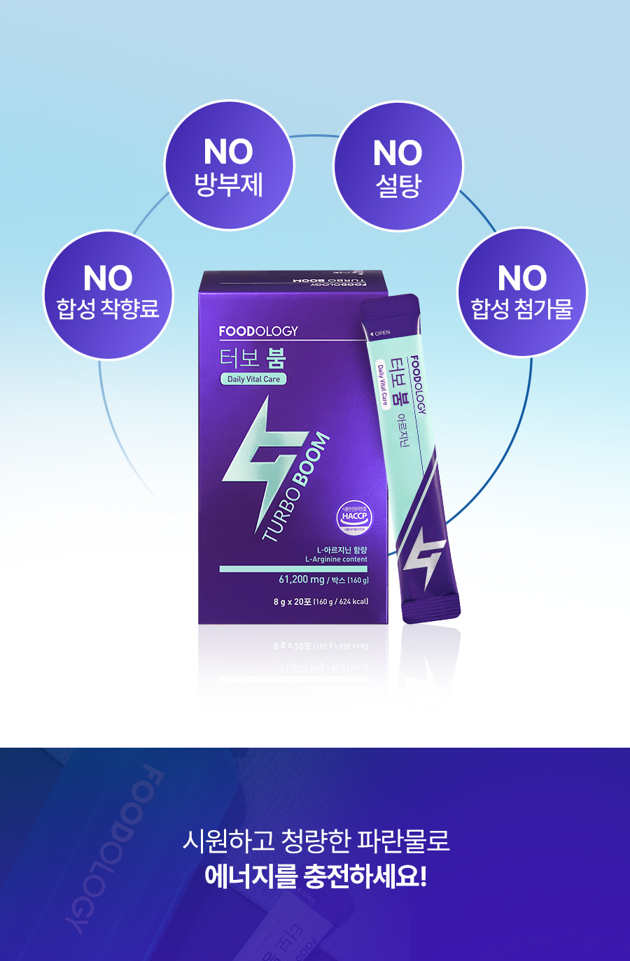 arginine ornithine booster performance sport coréen